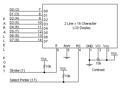 Wiring Scheme (HD44780)